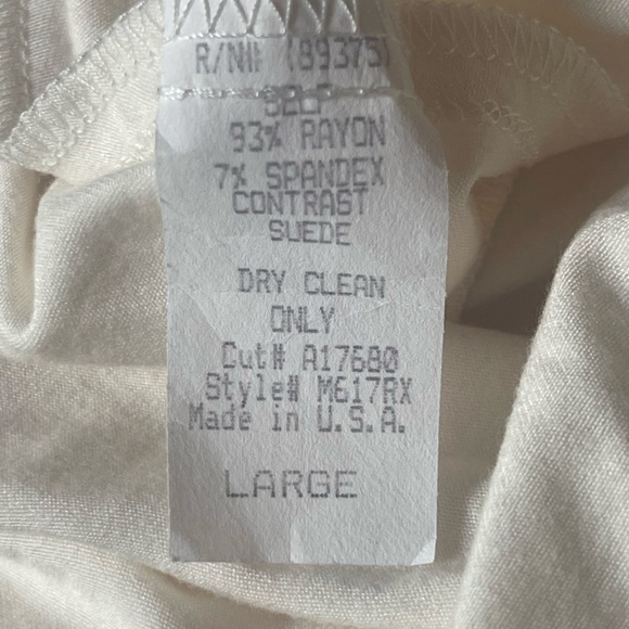 SKY Brand Halter Gown Dramatic Open Back Rayon Spandex Blend Pocahontas Large - Picture 11 of 11